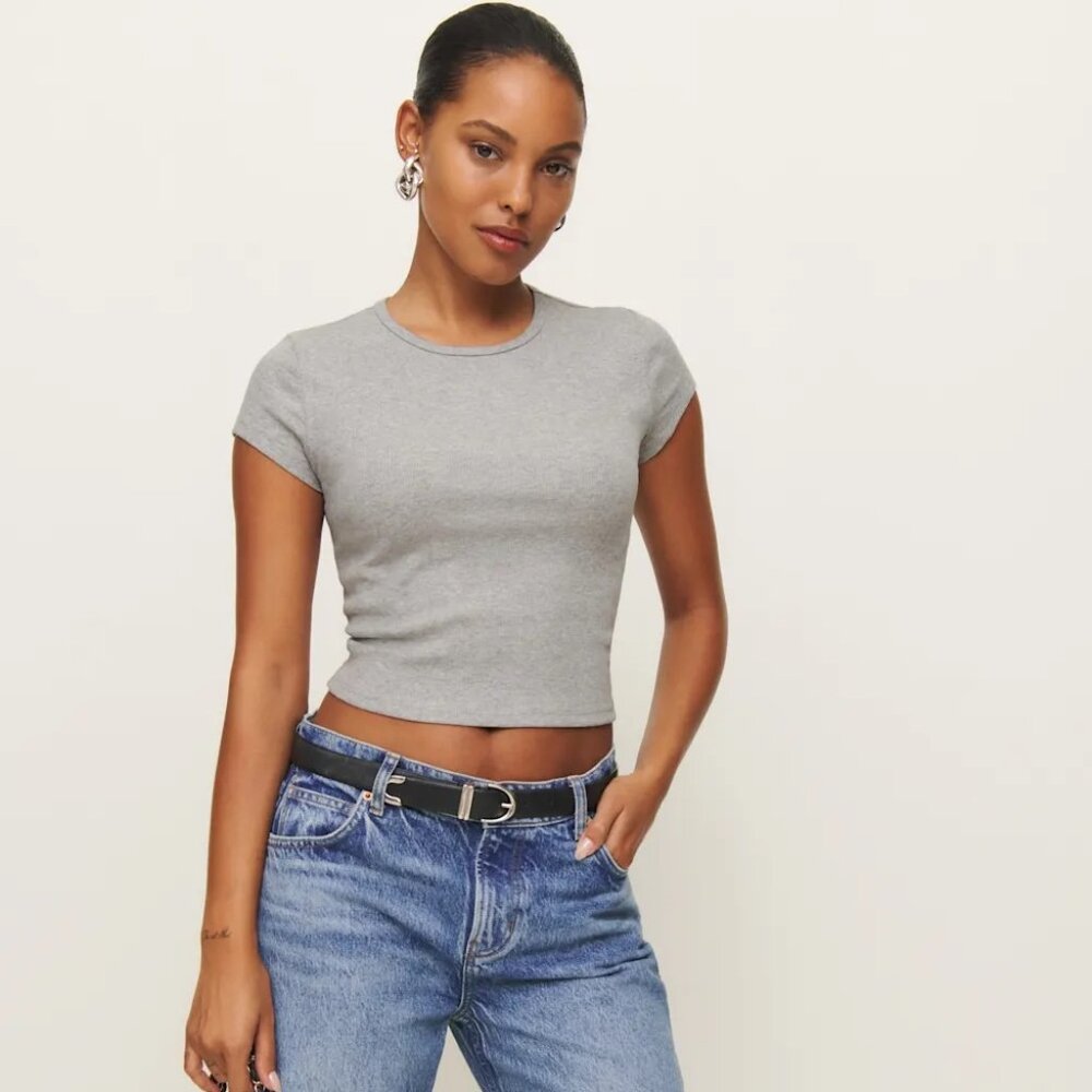 Reformation Muse Tee - Grey